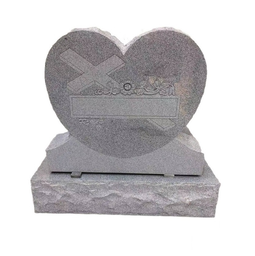 wholesale price Gray Granite Upright Headstones Blanks USA For Graves