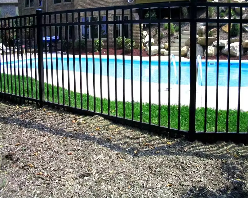 hometown metal aluminum fence retractable pool fence panels outdoor fence