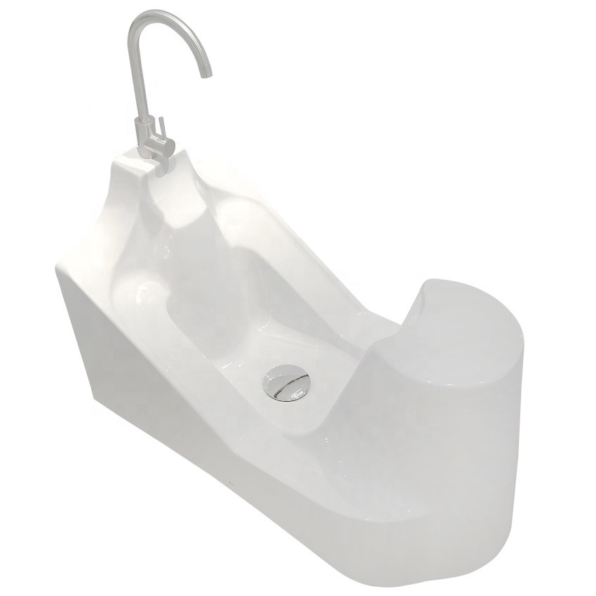 Wholesale Public Place And Workplace Use Muslim Prayer Wash Basin Modern Design Wudumate Foot Washer Sinks