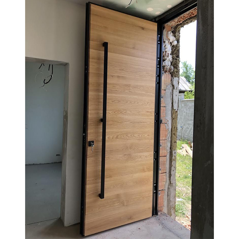 hot sale soundproof plain teak price of wood main door designs exterior glass wooden doors wooden door For home