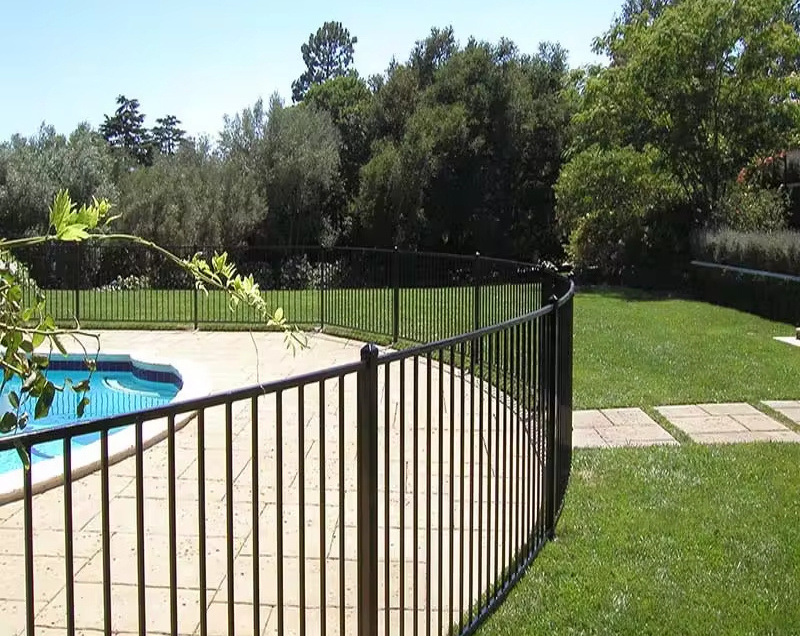 hometown metal aluminum fence retractable pool fence panels outdoor fence