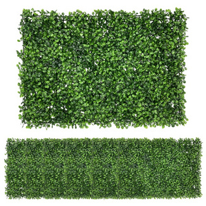 good quality Artificial Grass Wall Panel Backdrop Greenery Boxwood Panels Green Wall Decor Ivy Fence Covering Privacy