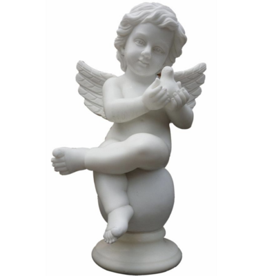 garden customized marble baby angel headstones White Carrara Marble Small Angel Figurines Statues stone Art Sculpture