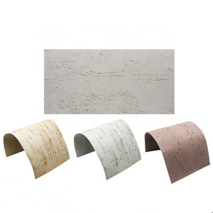 Eco-friendly Fireproof 3D Outside & Interior Flexible MCM Ceramic Wall Cladding Industry Decorative Waterproof Marble Tiles