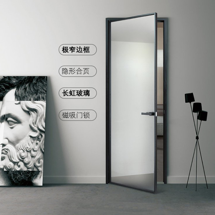 luxurious pictures aluminium toilet doors single leaf aluminum profiles frame glass swing door for bathroom