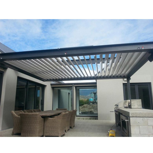 hot sale Outdoor with Mosquito Net Roof Louver Pergola Aluminium Australia Wedding Waterproof Aluminum Gazebo Support