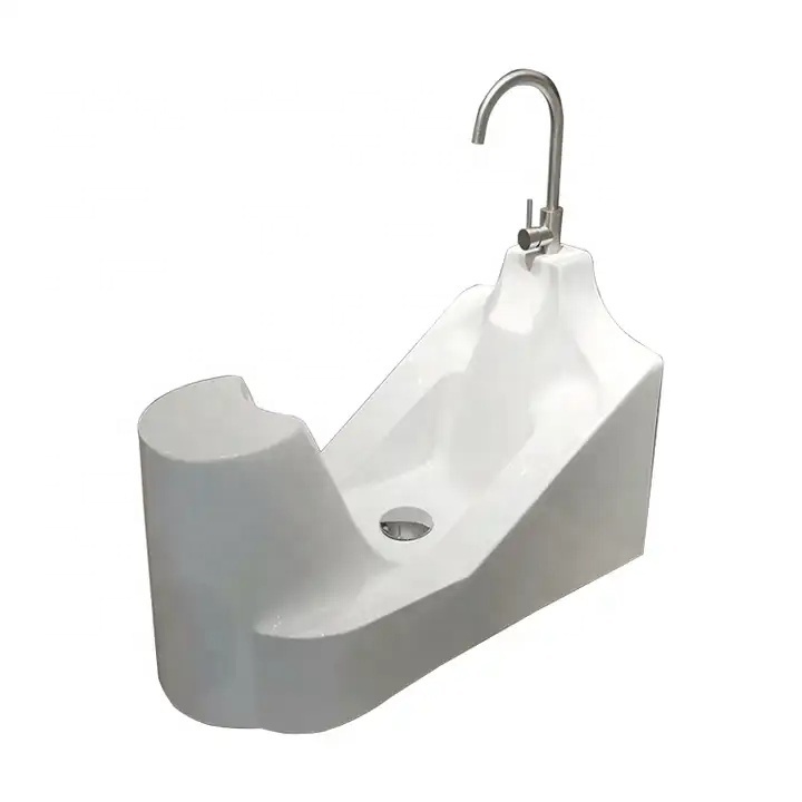 Wholesale Public Place And Workplace Use Muslim Prayer Wash Basin Modern Design Wudumate Foot Washer Sinks