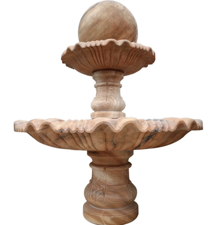 marble sculpture outdoor  Antiqued Decorating Natural Limestone Dubai marble molds for Water fountain