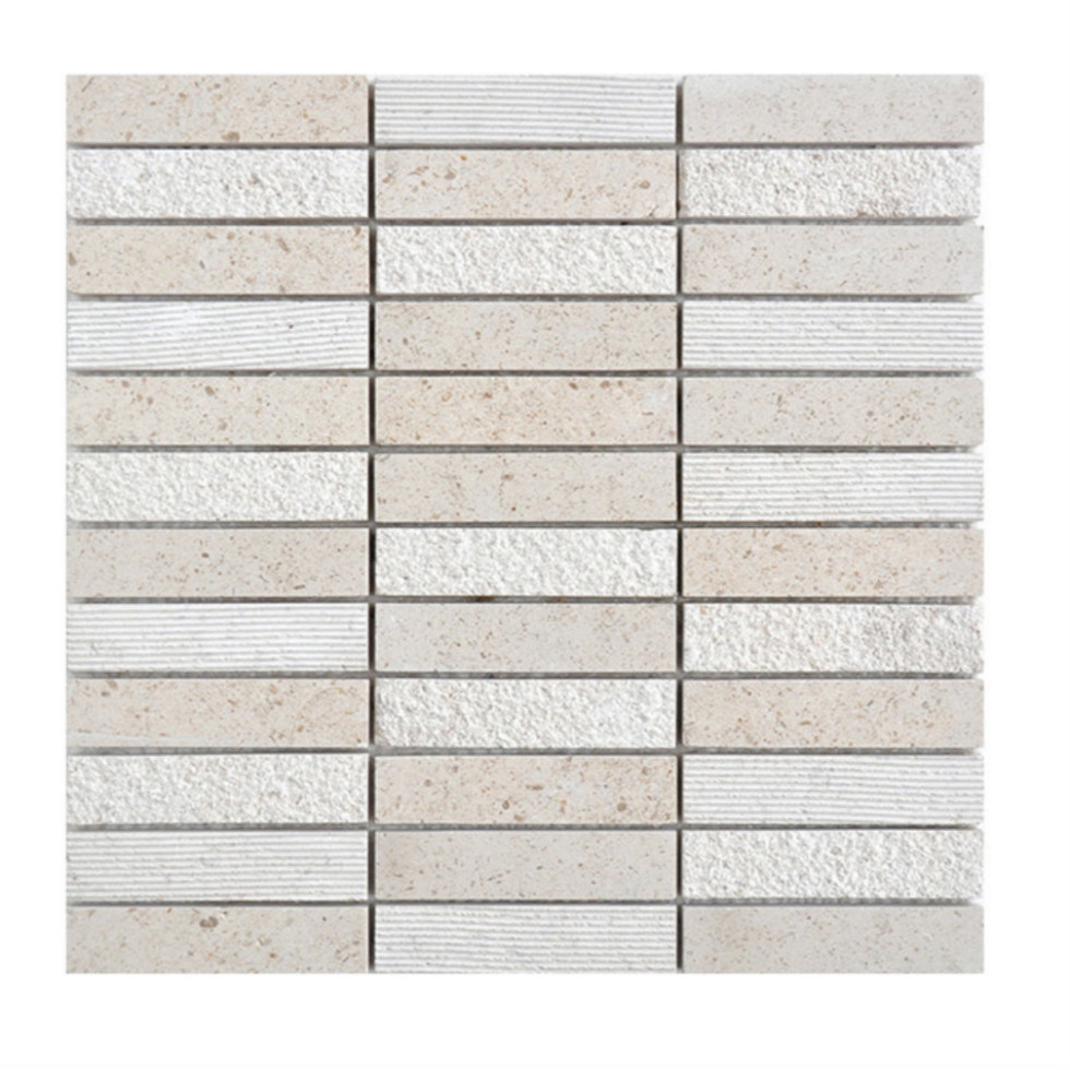 300x300mm rectangle Carrara white marble mosaic wall tiles white subway tile mosaic for wall Kitchen decoration