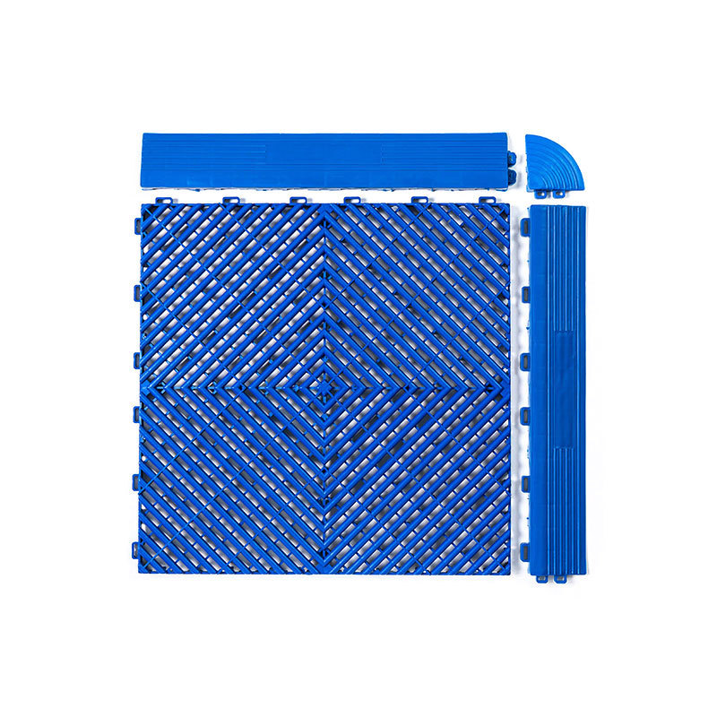 hot sale 40mm Thickness No Need Dicthing Interlocking Plastic Splicing Grid Floor Car Wash Grill For Car wash Floor