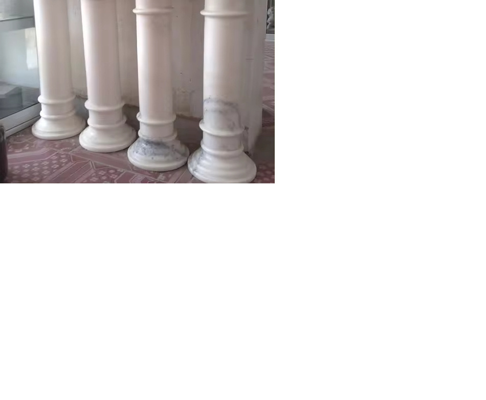 good quality customized Roman design natural stone marble column