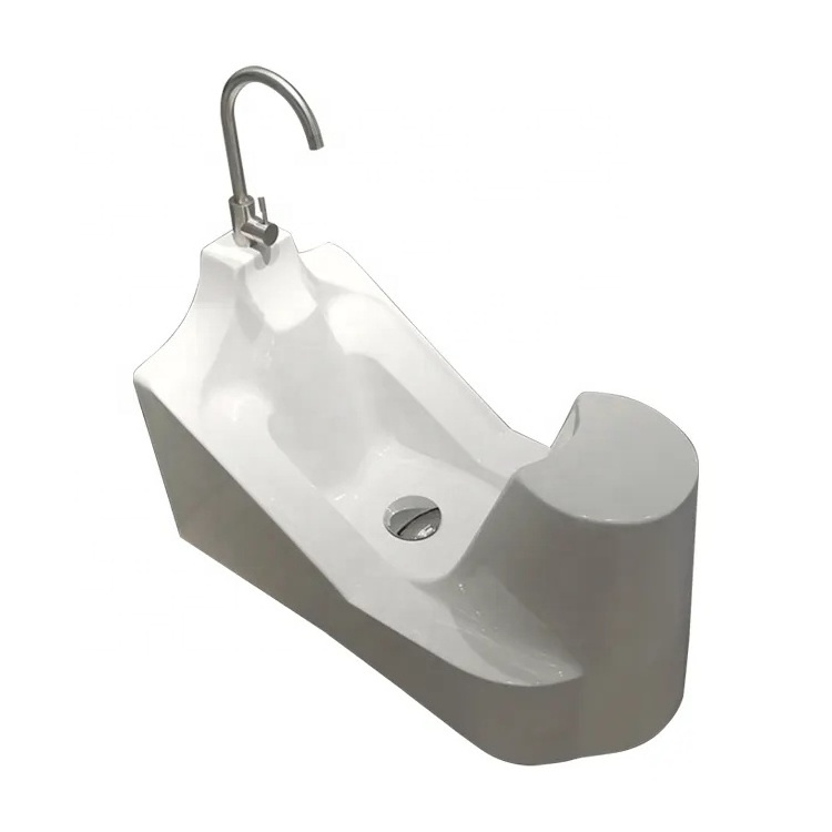 Wholesale Public Place And Workplace Use Muslim Prayer Wash Basin Modern Design Wudumate Foot Washer Sinks