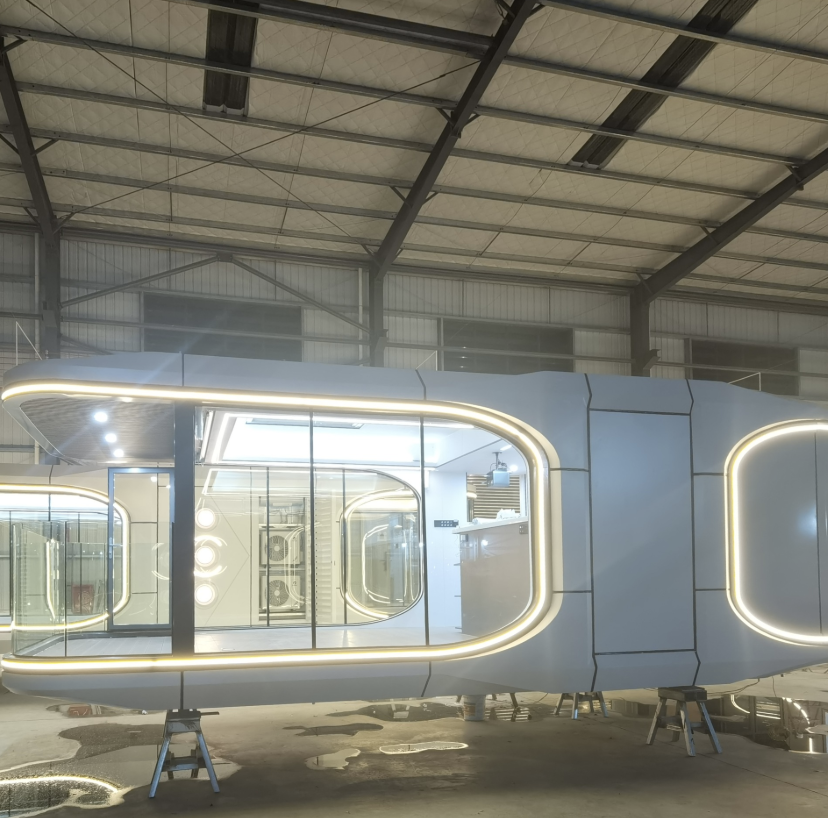 luxury house 11.5m space capsule house for 5 person portable folding Mobile container homes volferda prefabricated tiny house