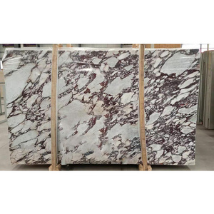 Factory price white marble with purple veins purple calacatta calaccata viola red carrara marble slab