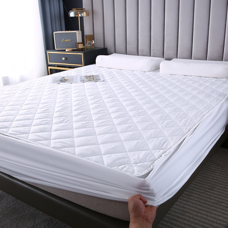 Hypo-allergenic breathable washable cover soft cotton mattress protector bed cover&protectors quilted  fitted mattress pad