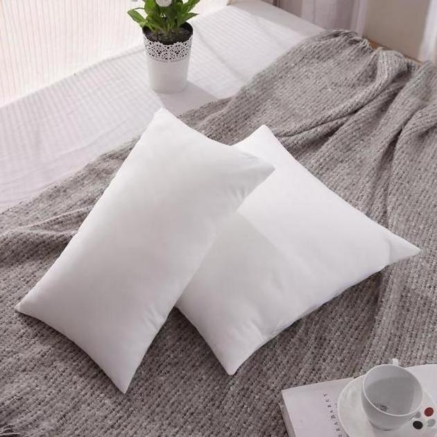 Customize cheap square pillow 45x45cm Hollow Fiber Cushion Insert for Bed Pillows