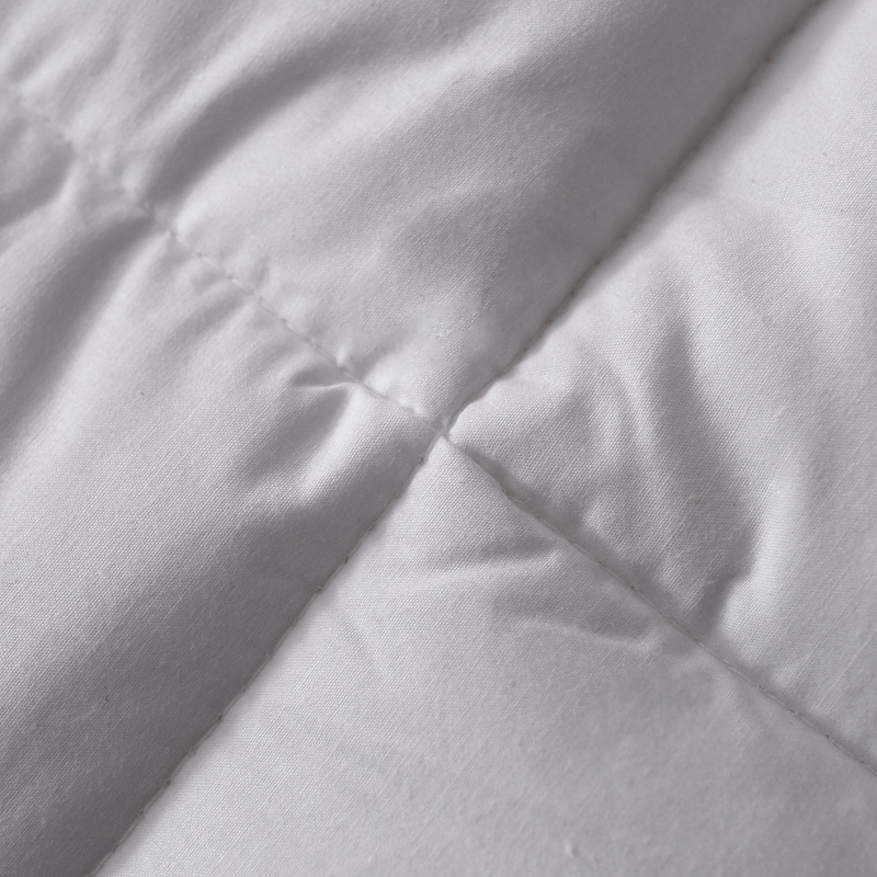 super soft cheap microfiber mattress topper with 100% cotton down proof fabric