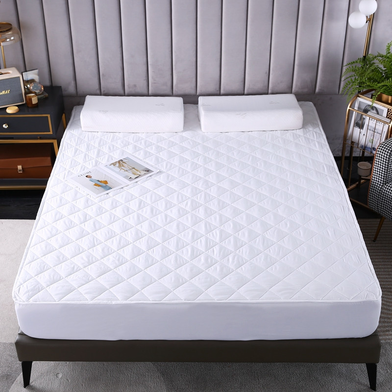 Hypo-allergenic breathable washable cover soft cotton mattress protector bed cover&protectors quilted  fitted mattress pad