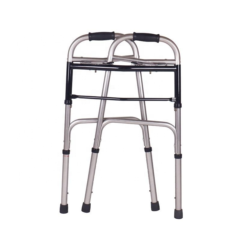 SC4001 China Adjustable Four Legs Medical Walking Stick Crutch folding walker cheap walking aid forearm adult walker