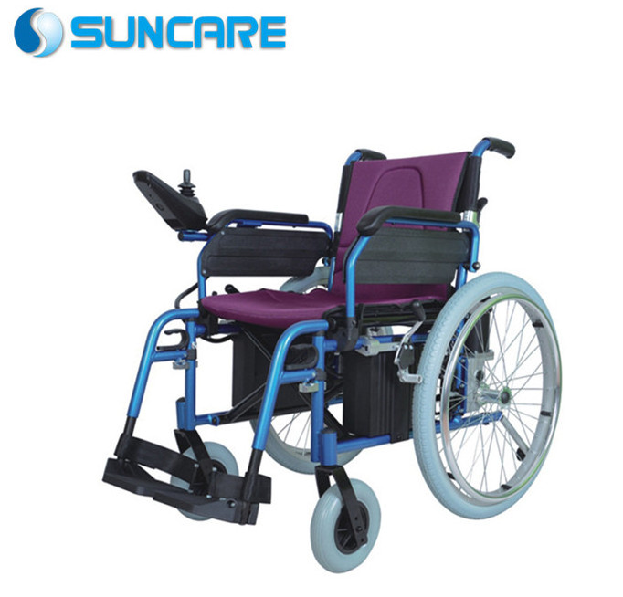 Hot-selling Electric Aluminum wheelchair with  folding  backrest for elder