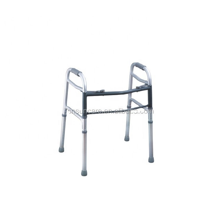 SC4001 China Adjustable Four Legs Medical Walking Stick Crutch folding walker cheap walking aid forearm adult walker