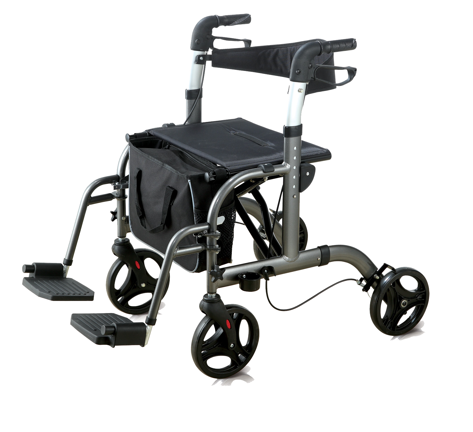 Adults foldable  Aluminum Alloy drive r8 lightweight rollator walker with seat