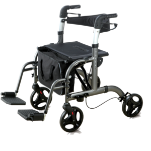 Adults foldable  Aluminum Alloy drive r8 lightweight rollator walker with seat