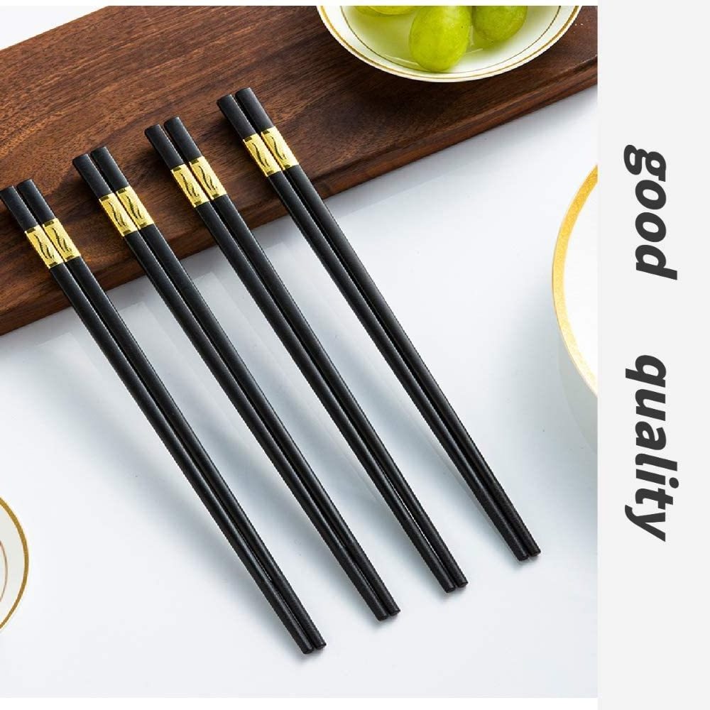 Custom logo black chinese alloy plastic wedding chopsticks wholesale metal reusable chopsticks gift