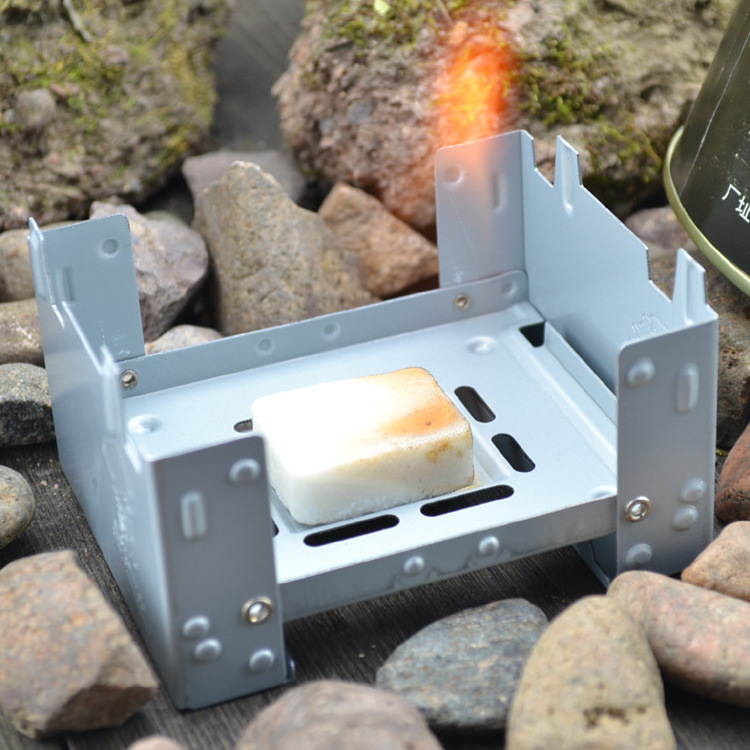 Advanced Combination Kerosene Mini Camping Wax Block Alcohol Stove