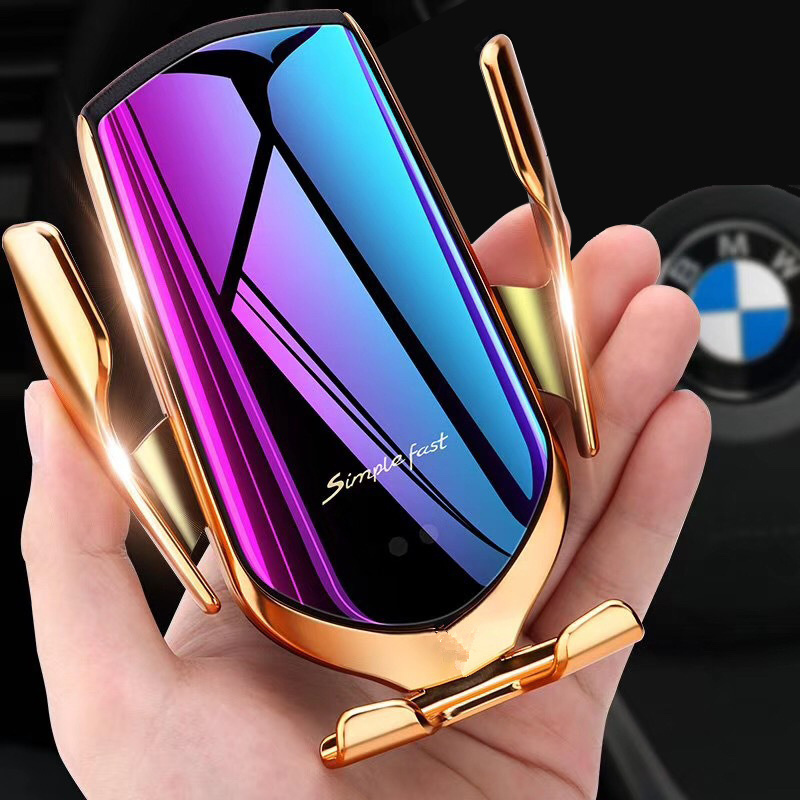 Magnetic Charging Mobile Phone Car Holder 10W Wireless Car Charger Mount Auto-sensing Phone Holder Stand Charger