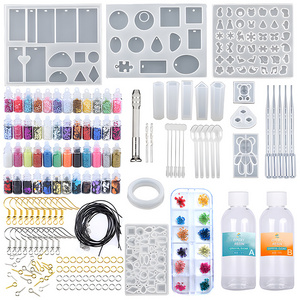 Custom Diy Fashion Kits Epoxy Resin Jewellery Making Kit Mold And Pigment Art Epoxy Resin Craft Resin