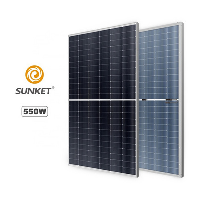 JA solar panel solar 11bb mono perc solar panel price 550w solar power panel with CE TUV INMETRO CEC