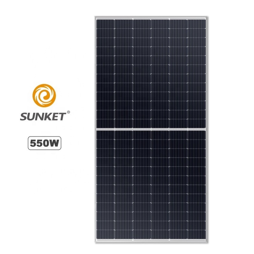 Sunket jiangsu trina monocrystalline znshine solar panel solar pump with panel complete 545w 550w solar panels 560 watts