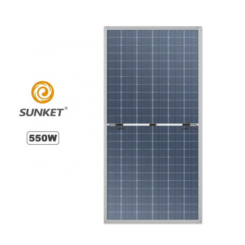 Sunket jiangsu trina monocrystalline znshine solar panel solar pump with panel complete 545w 550w solar panels 560 watts