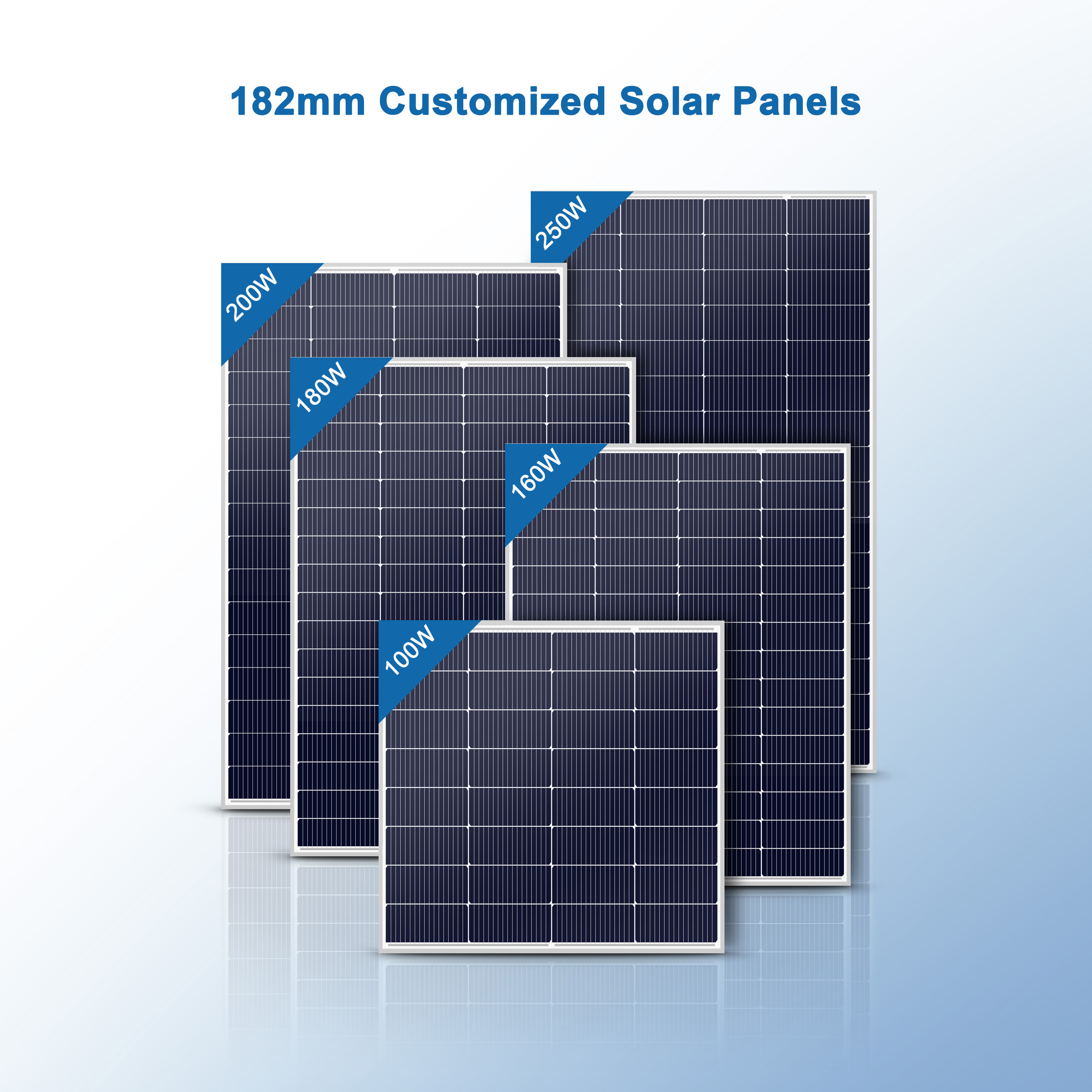 Sunket Camping Small Size Mini 100W 6V 12V 18V 120w 150W 180w 200Watt Custom Solar Panel For Outdoor Home