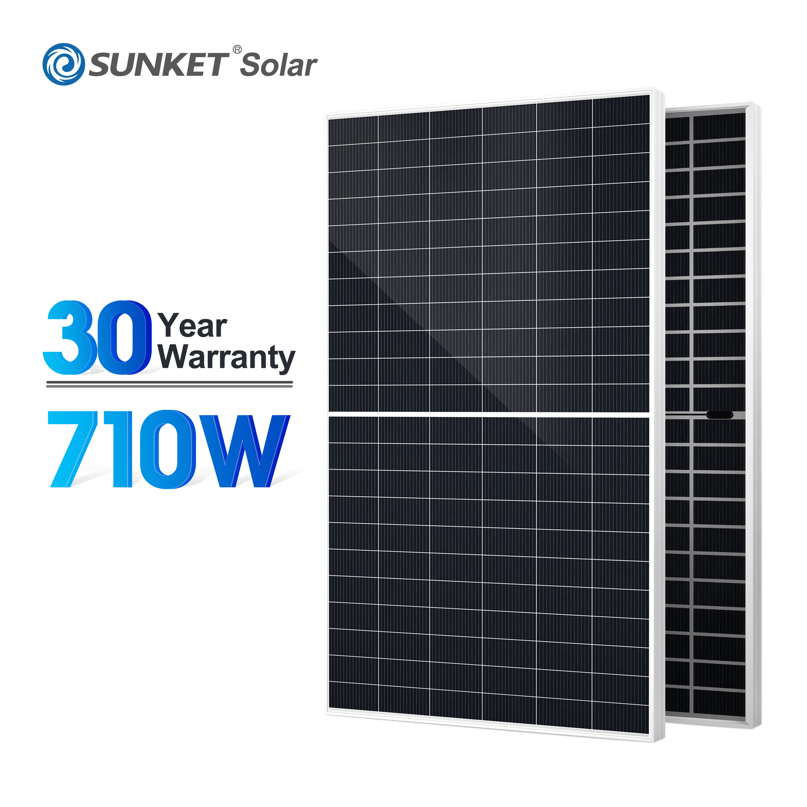 Solar Energy Panels Mono crystalline Glass Glass Pv Module 660W 680W 700W Bifacial Solar Modules HJT Panel Solar