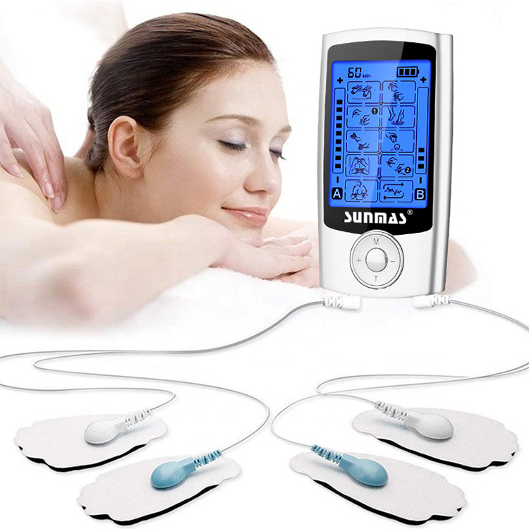 factory price digital electronic pulse massager therapy machine stimulator tens ems