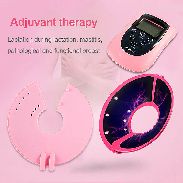 Battery Silicone Electric 8 Model Enlargement Breasts Vibration Electric Breast Massager