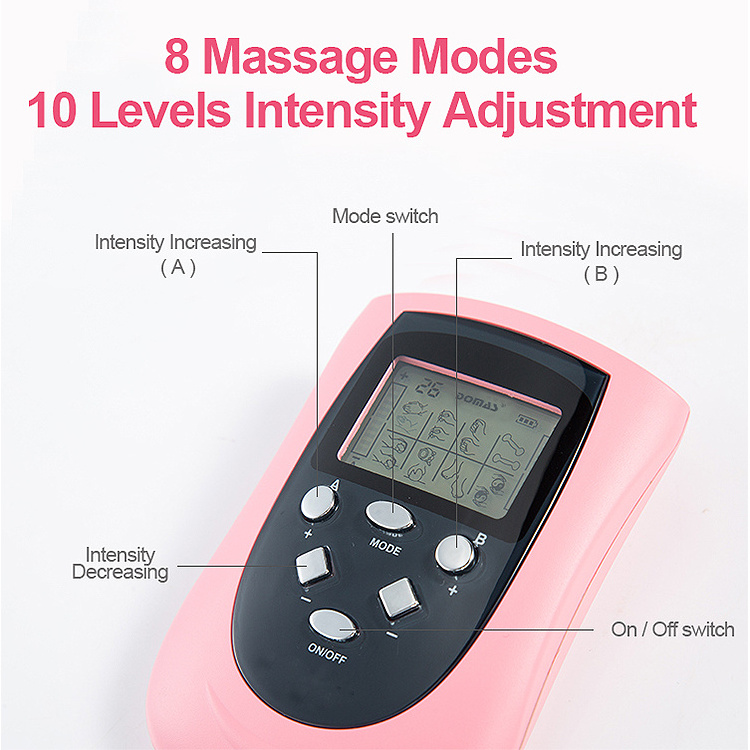 Battery Silicone Electric 8 Model Enlargement Breasts Vibration Electric Breast Massager