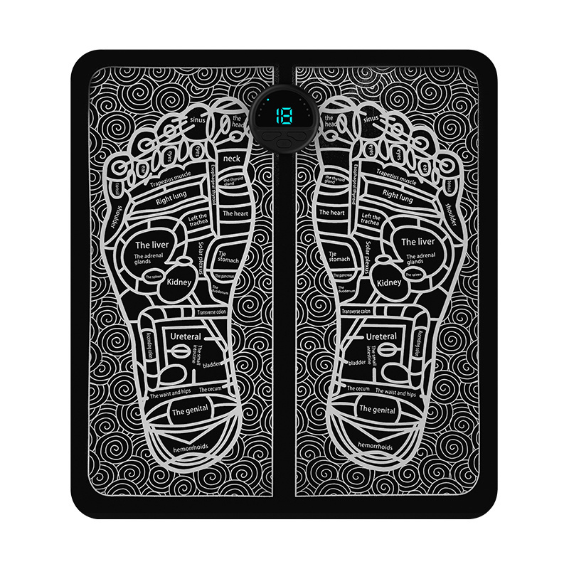 Customized electric foot stimulation massager pad wholesale foot massager smart mat