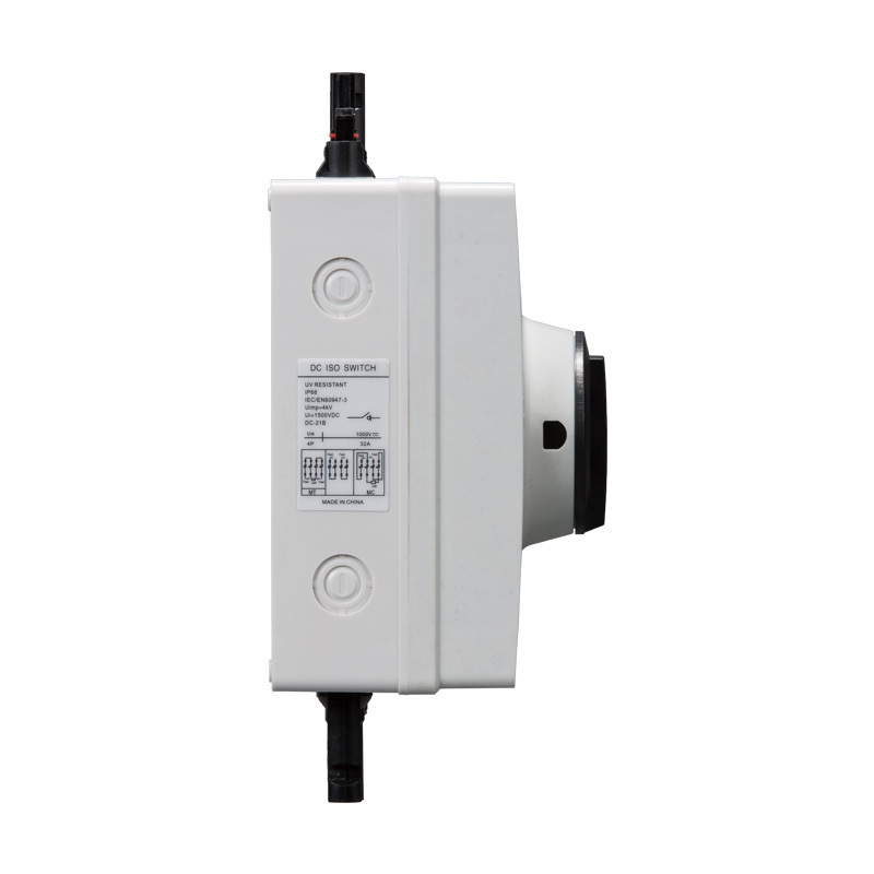 OEM IP66 CE IEC outdoor pv disconnect switch  4p 100A 1500v solar dc waterproof solar isolator switch with solar connector