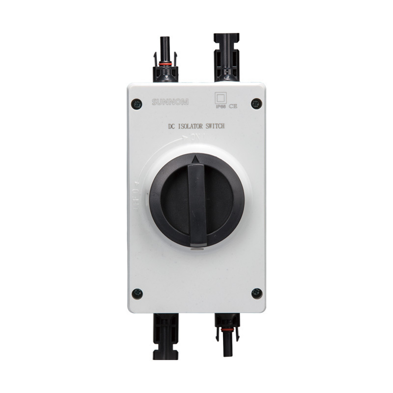 OEM IP66 CE IEC outdoor pv disconnect switch  4p 100A 1500v solar dc waterproof solar isolator switch with solar connector