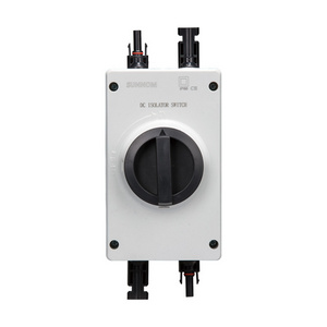 OEM IP66 CE IEC outdoor pv disconnect switch  4p 100A 1500v solar dc waterproof solar isolator switch with solar connector