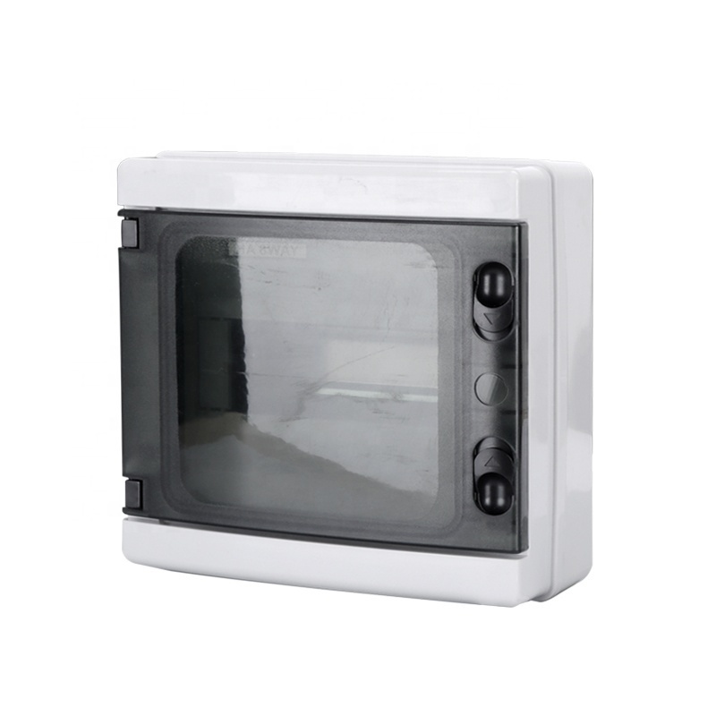 Waterproof IP65 plastic power HA 8 12 18 24 way mcb electrical DB box Din rail distribution box