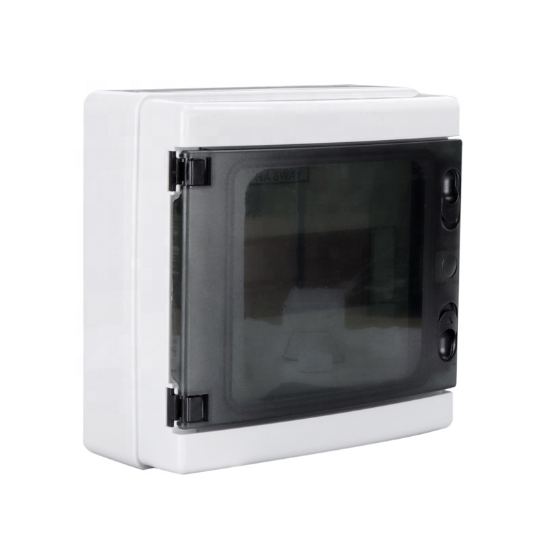 Waterproof IP65 plastic power HA 8 12 18 24 way mcb electrical DB box Din rail distribution box