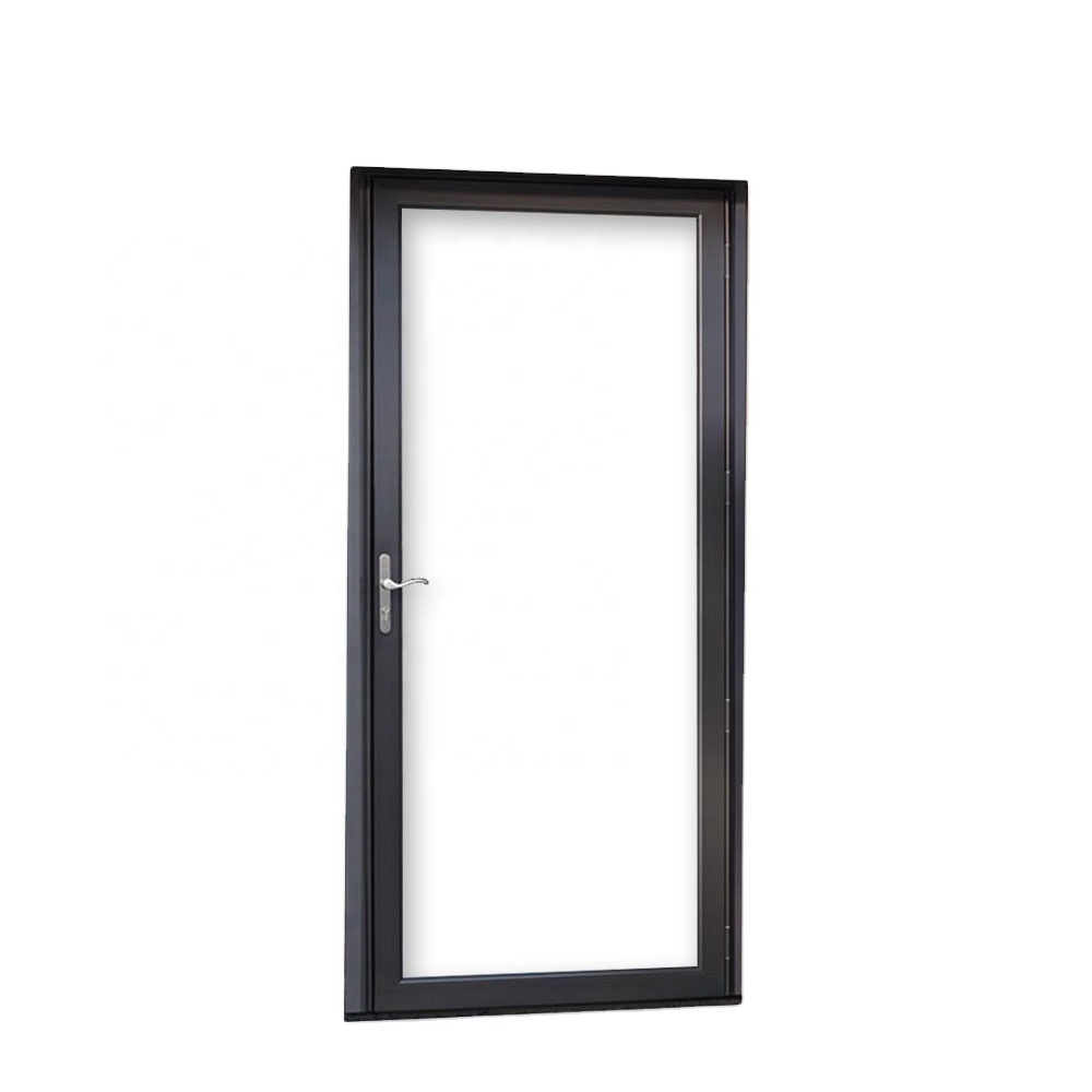 Commercial Aluminum storm double tempered glass swing door