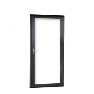 Commercial Aluminum storm double tempered glass swing door