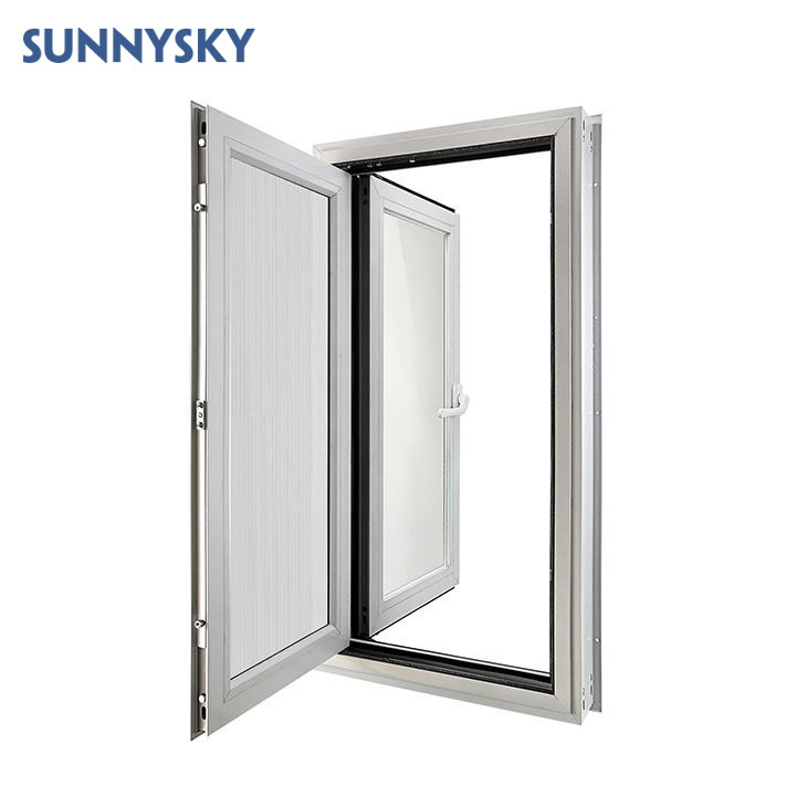 Sunnysky Simple Design Fenetre Aluminum Glass Sliding Window/Casement Windows