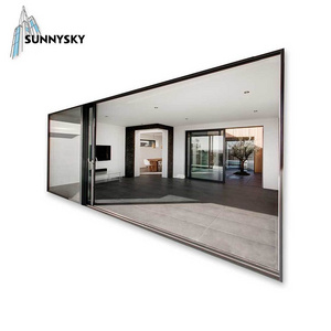 Wholesale internal residential soundproof aluminum sliding kitchen glass window & door with repair kit