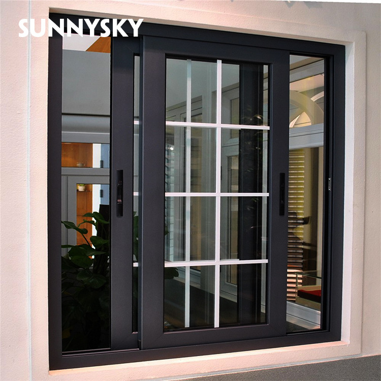 New designs of prefabricated aluminum sliding glass reception windows and doors